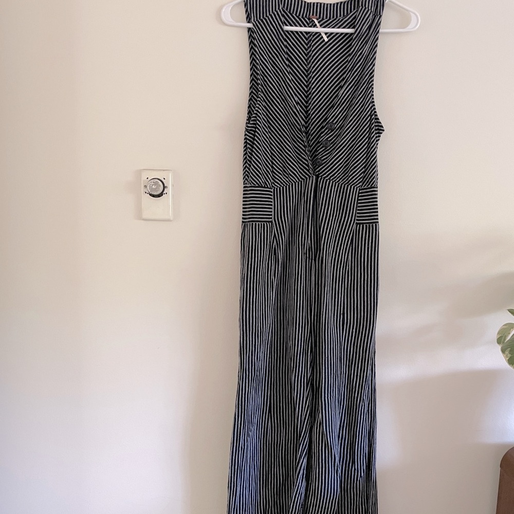 Free People size 0 black romper, gently used